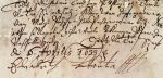 Podpis księżnej Elżbiety Lukrecji, dokument ze zbiorów Książnicy Cieszyńskiej